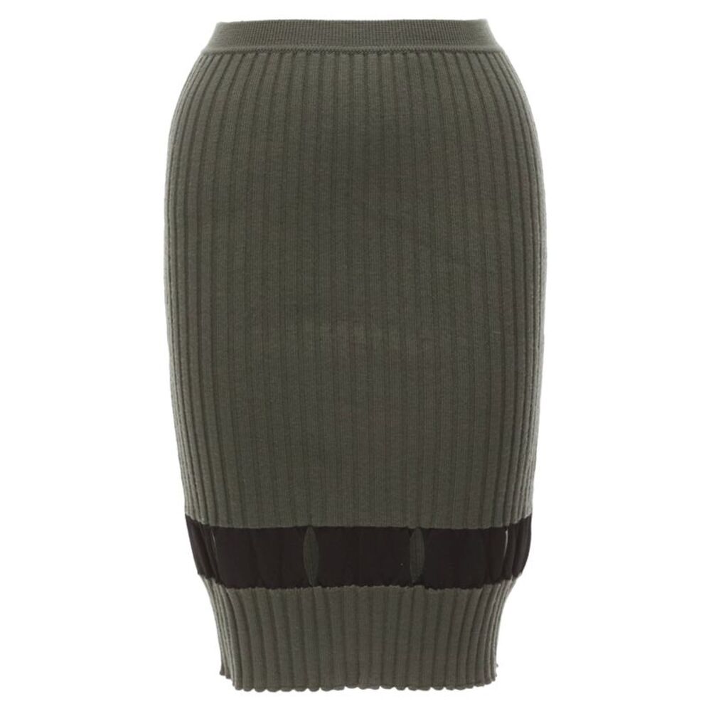 Alexander Wang Cut Out Pencil Knee Skirt